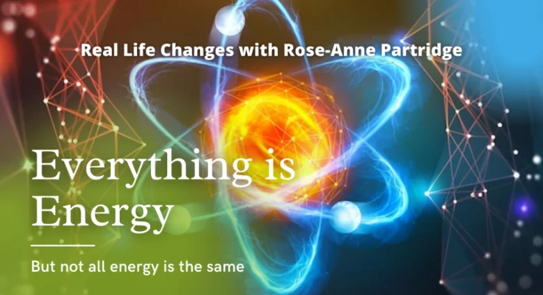 Everything is energy, but not all energy is the same